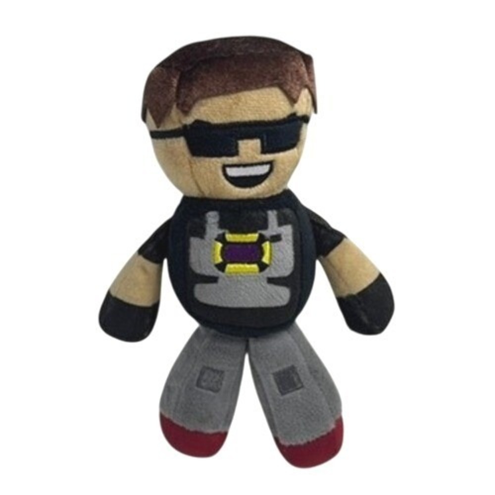 Tube Heroes Jazwares‎ KSI Plush Figure Brown Hair Sunglasses 2015 Toy Doll